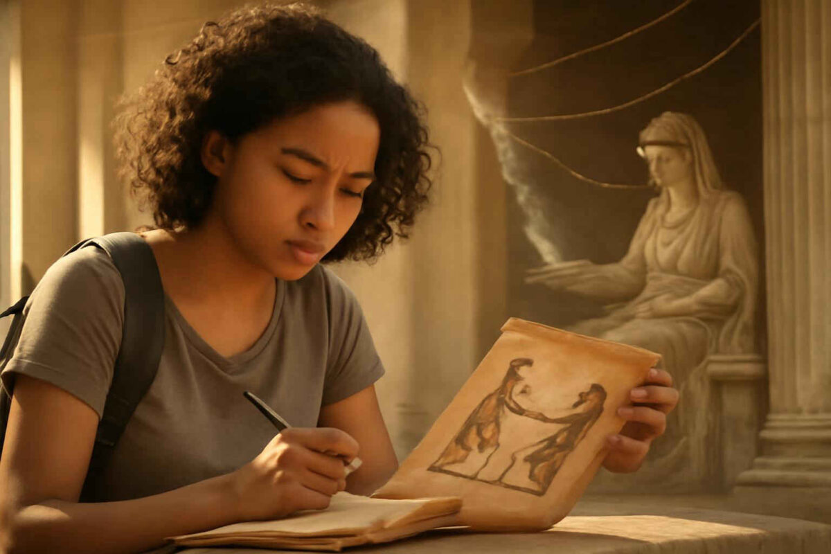 Como diferenciar oráculo, profecia e destino na mitologia grega sem confundir fonte da mensagem, autoridade divina e inevitabilidade