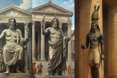 Como comparar Zeus, Júpiter e Amon em trabalhos e provas sem confundir deus supremo, contexto religioso e função política