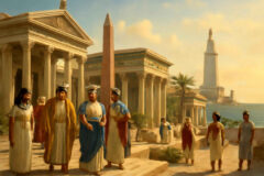 O que foi a dinastia ptolemaica e como os gregos governaram o Egito após Alexandre
